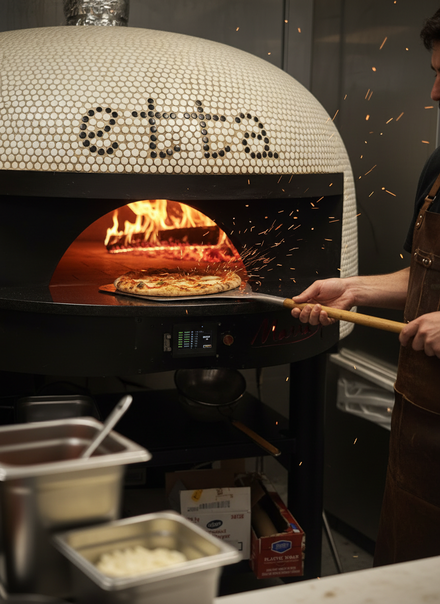 Brick oven at Waah Indian Bistro