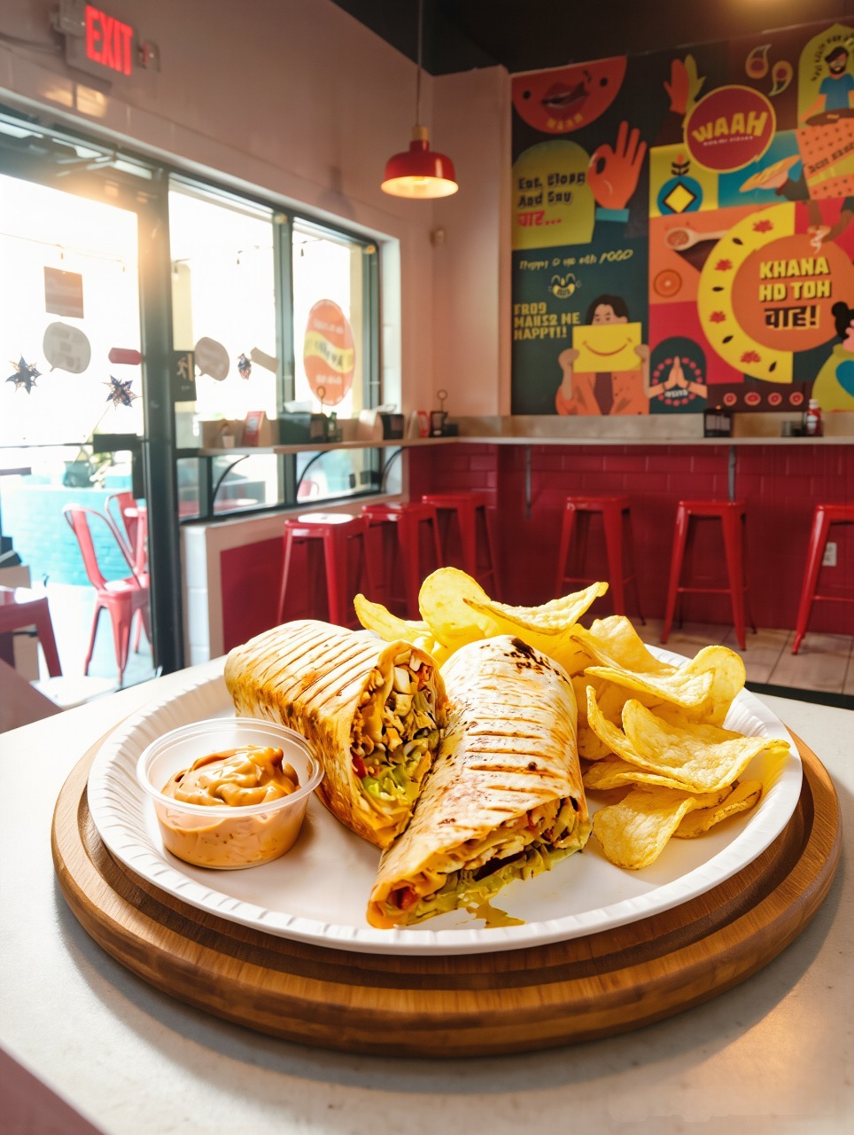 Chicken Tikka Kathi Roll
